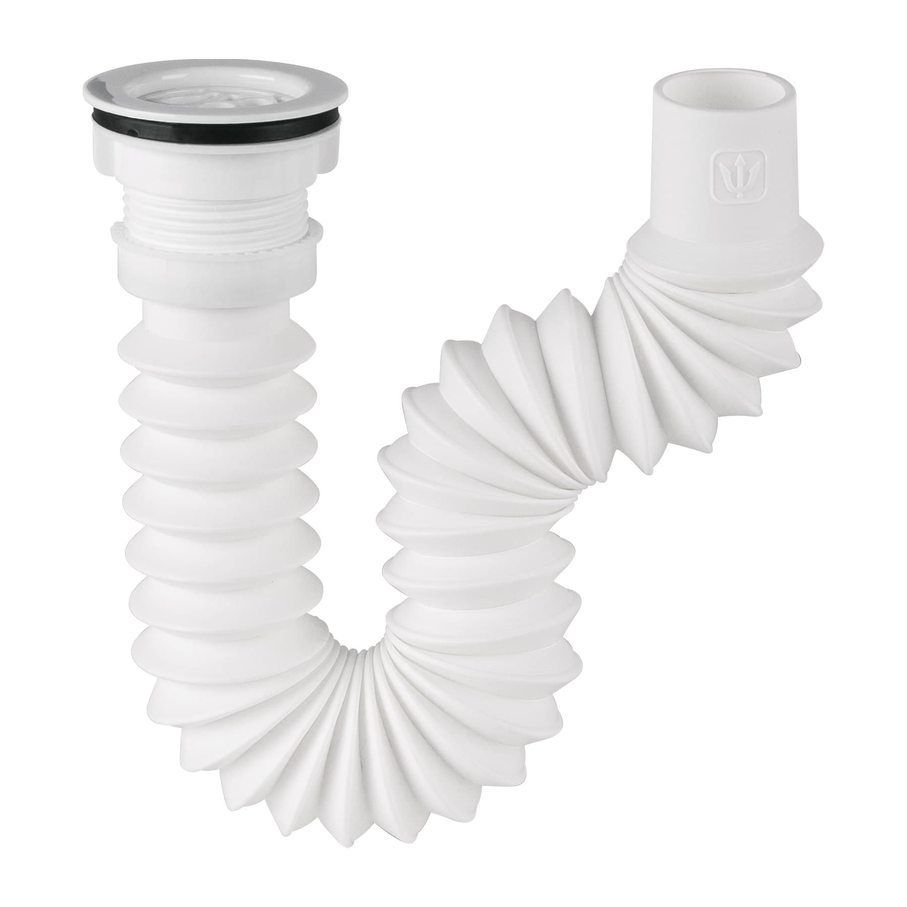 Cespol flexible fregadero 1-1/2" con contra 2 1/2"