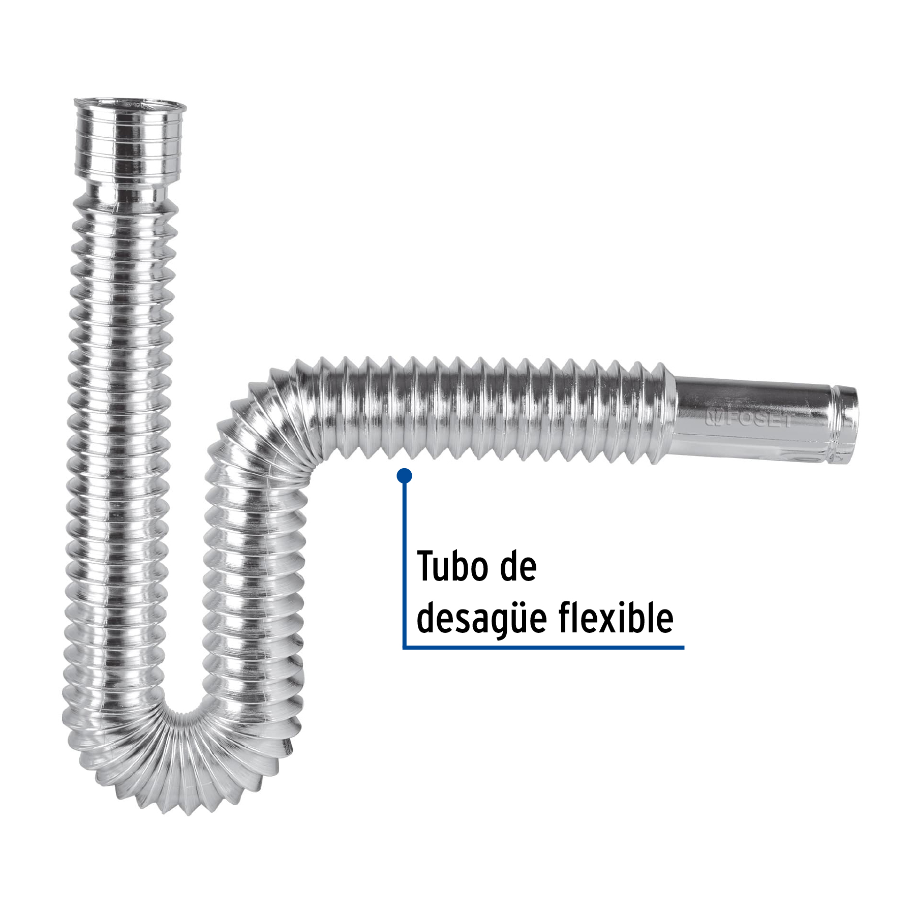 Cespol flexible lavabo - fregadero Sin Contra Acabado Cromo