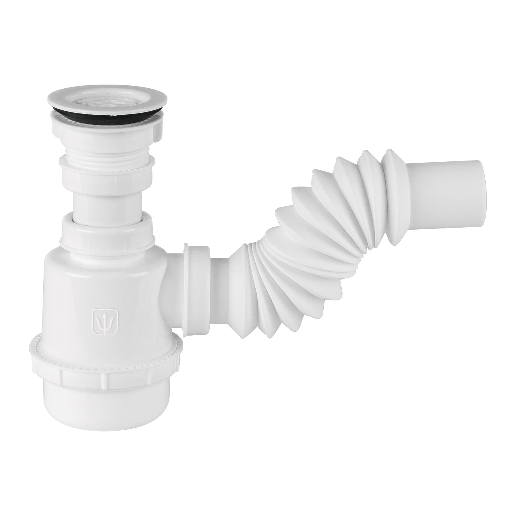 Cespol de bote fregadero 1-1/2" con contra 2-1/2"