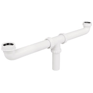 Cespol doble para fregadero polipropileno 1-1/2