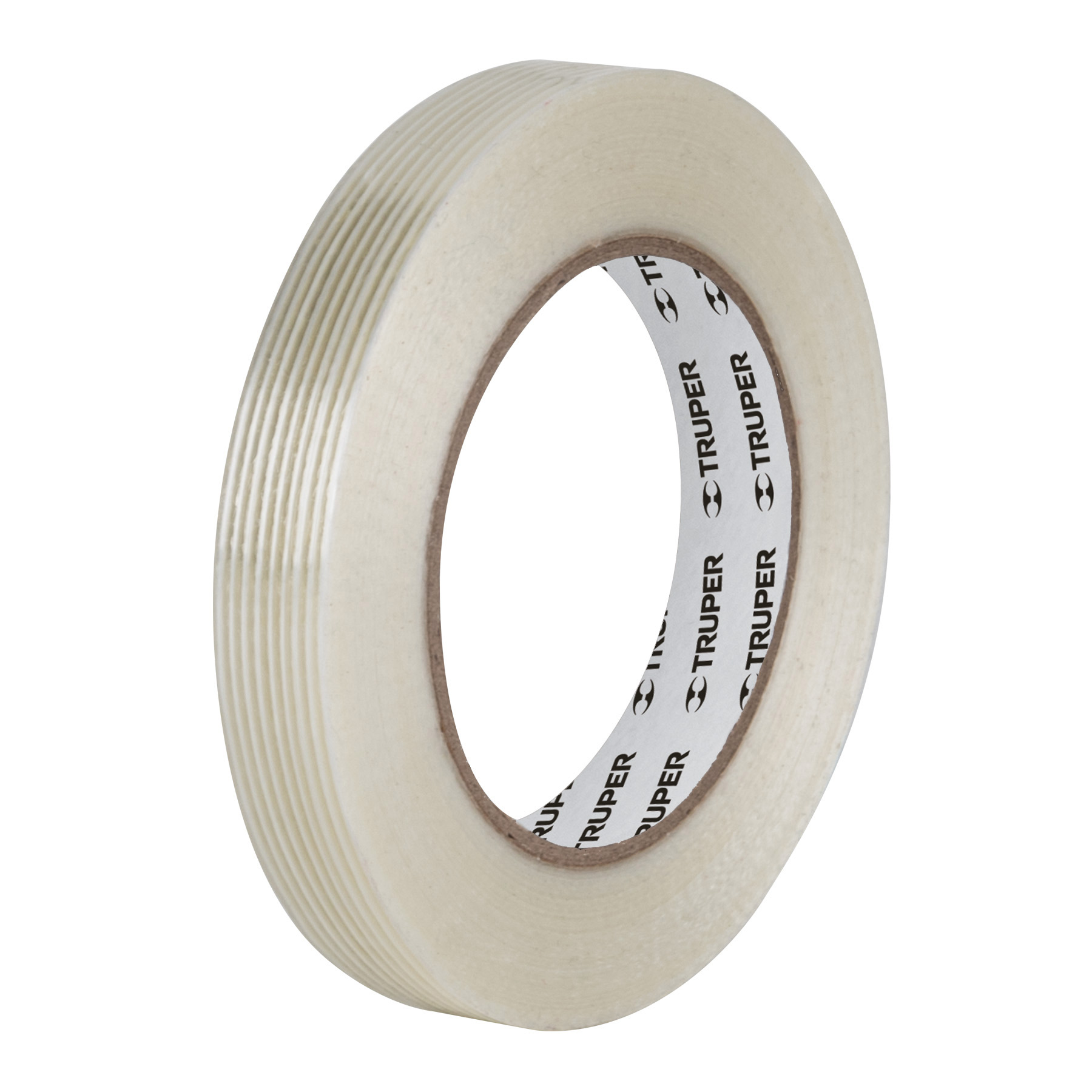 Cinta flejadora con filamentos 18mm x 50m transparente