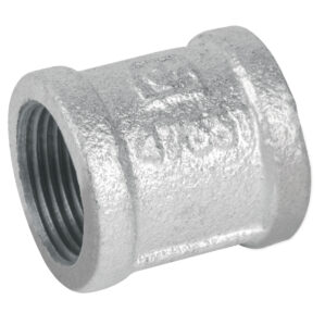Cople reforzado acero galvanizado 3/4"
