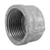 Tapon capa, acero galvanizado, 1"