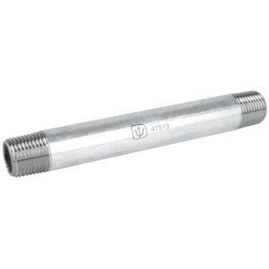 Niple acero galvanizado 1/2"x6" cedula 40