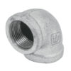 Codo 90° acero galvanizado 3/4"