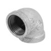 Codo 90° acero galvanizado 1"