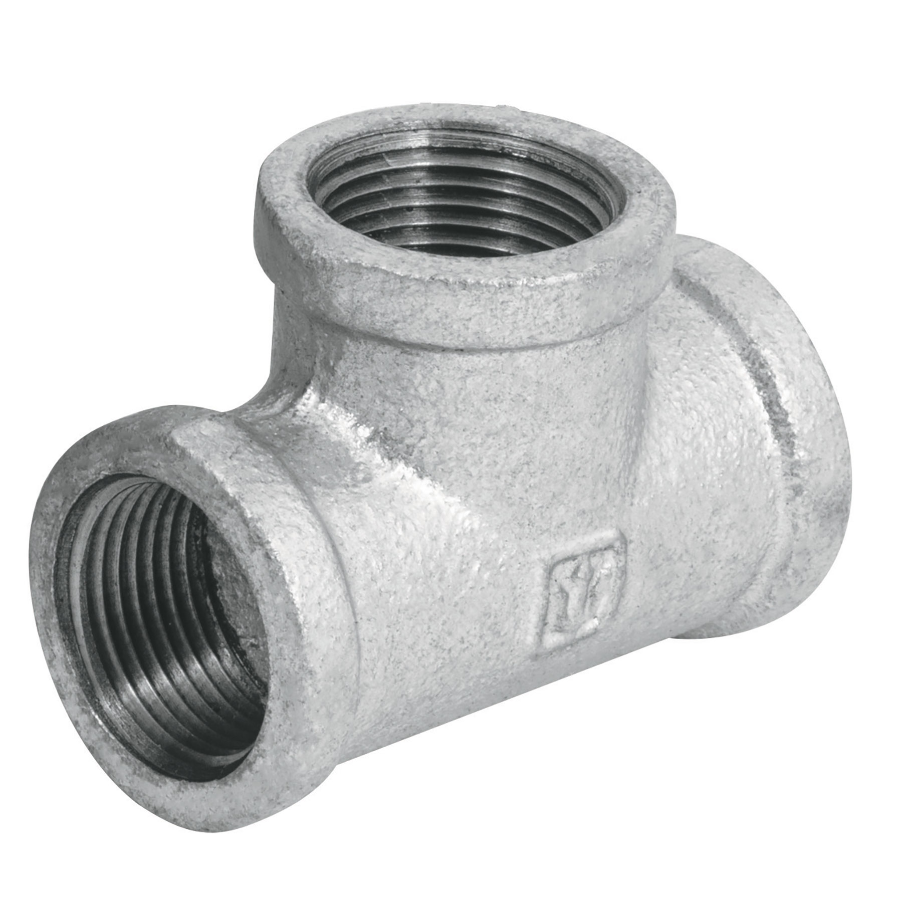Tee sencilla acero galvanizado 3/4"