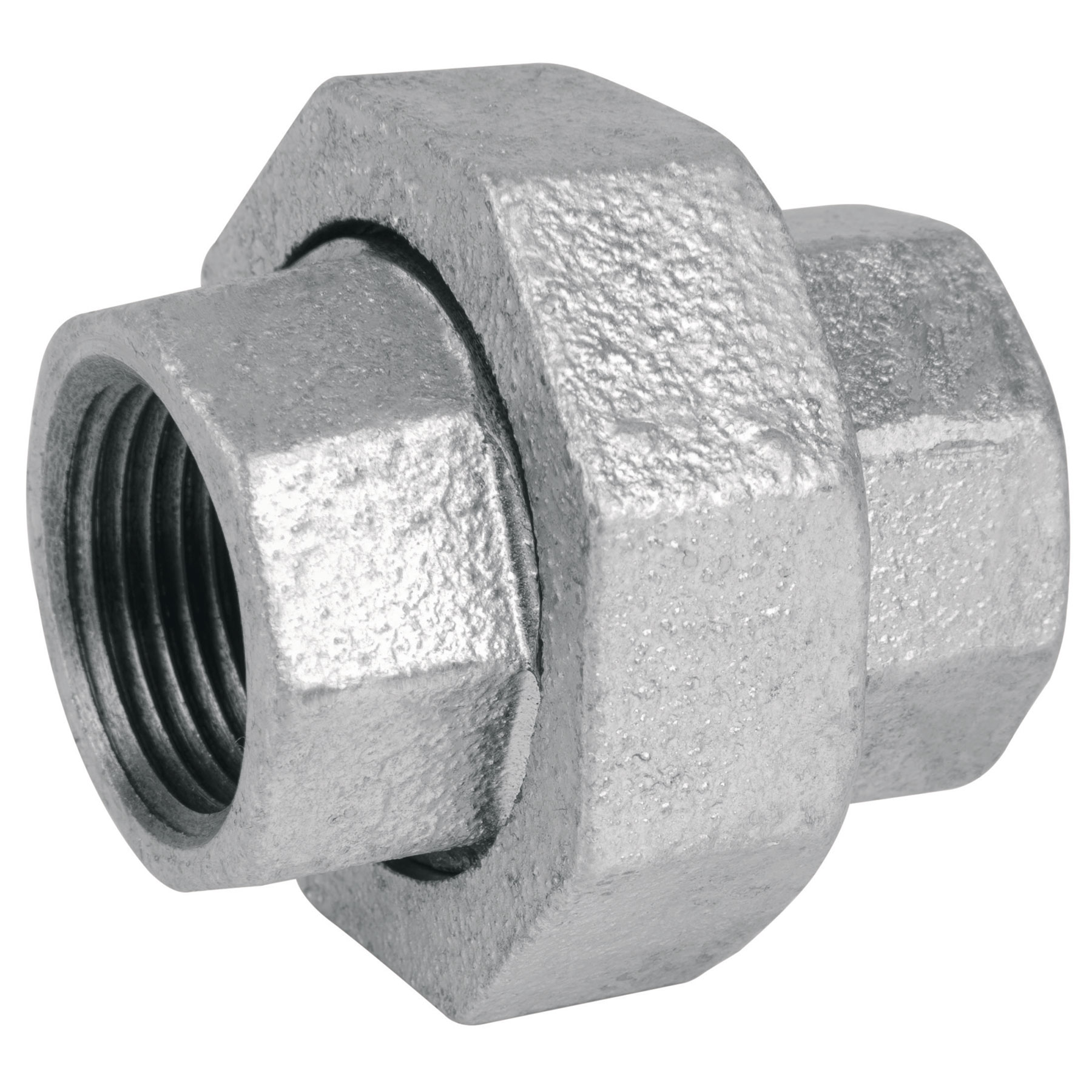 Tuerca union acero galvanizado 3/4"