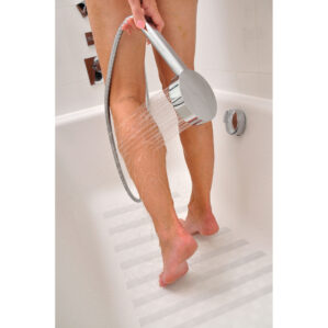 Cinta antiderrapante transp. 2" x 5m sin abrasivo zona humedad