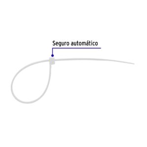 Cincho plastico 20cm 3.5mm bolsa con 50 pzas