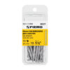 Blister con 20 clavos galvanizados p/concreto 1-1/2", Fiero