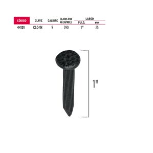 Clavos para concreto 1