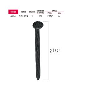 Clavos para concreto 2-1/2