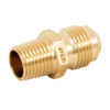 Niple terminal de laton para gas 3/8"x1/4"