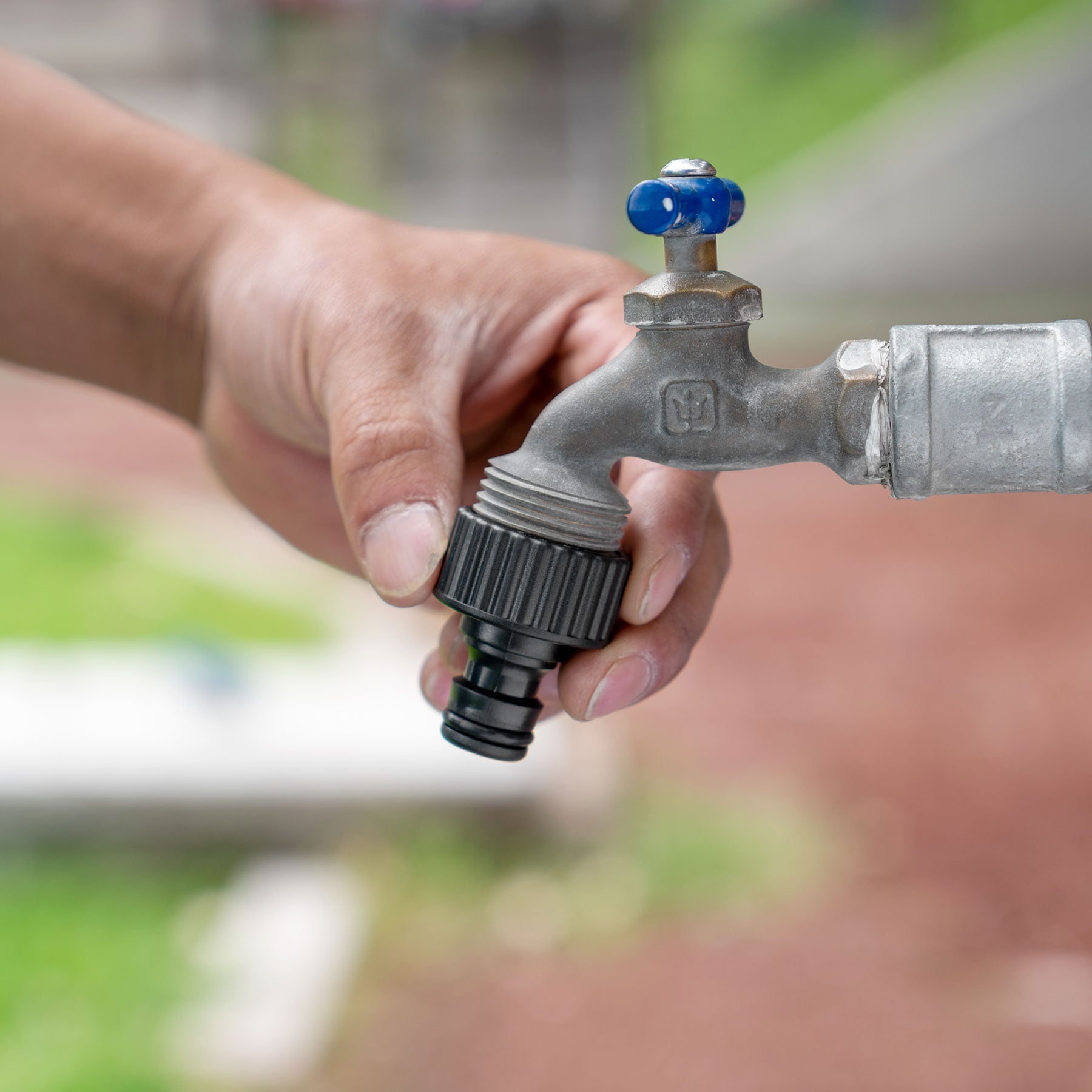 Juego de 2 conectores rapidos Manguera 3/4"