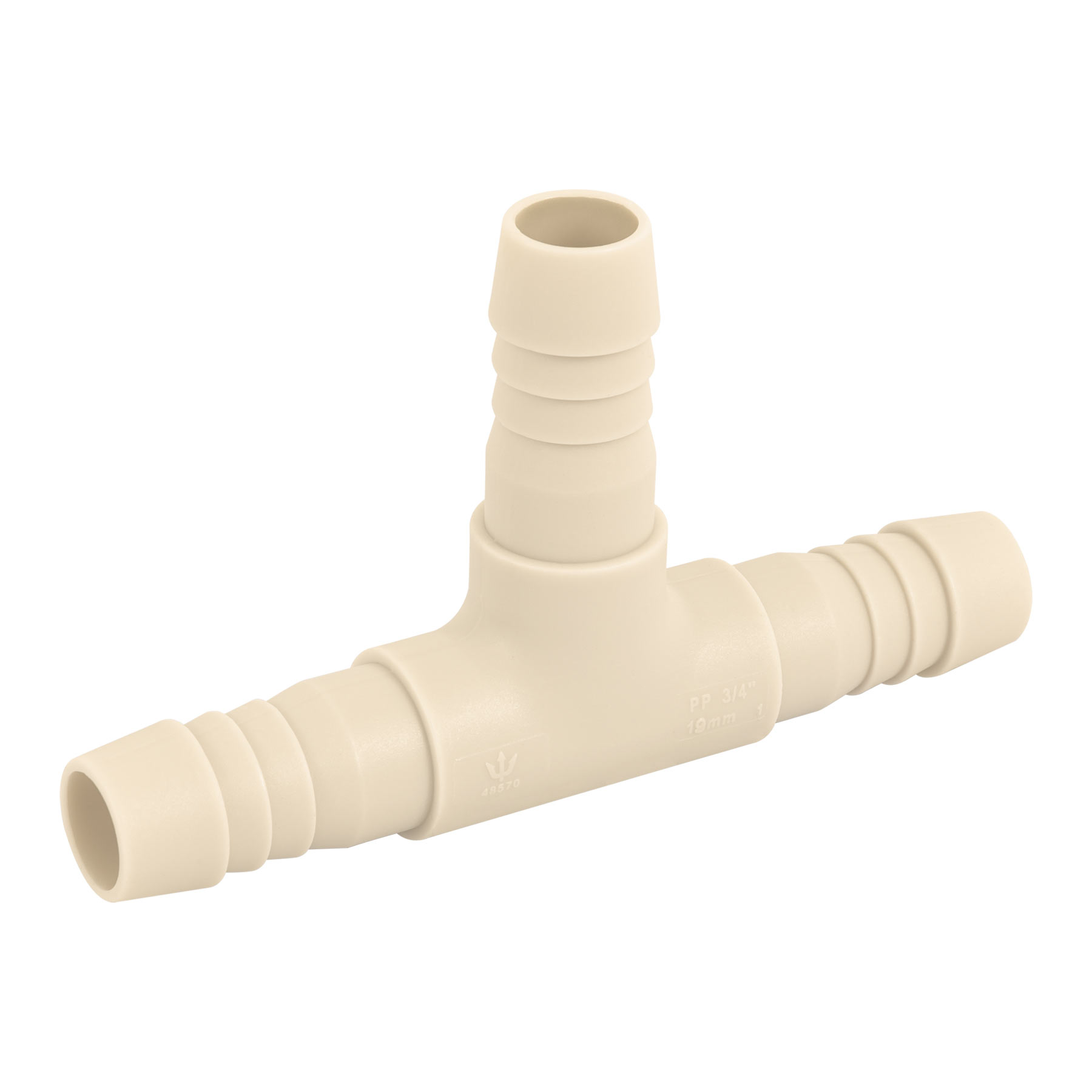 Tee insercion 3/4" manguera