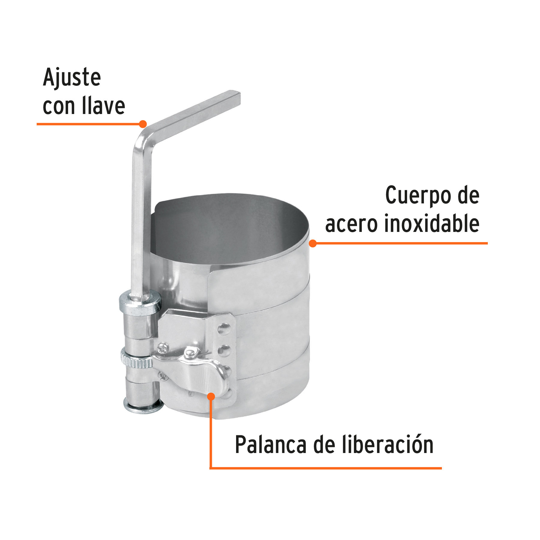 Compresor para anillos de piston de gasolina