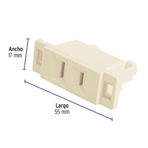 Contacto sencillo sin tierra linea Economica