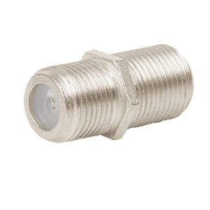 Conector coaxial RG6 de barril niple bolsa 4 piezas