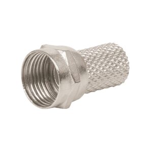 Pack de 4 Piezas de Conector coaxial RG6 de enroscar