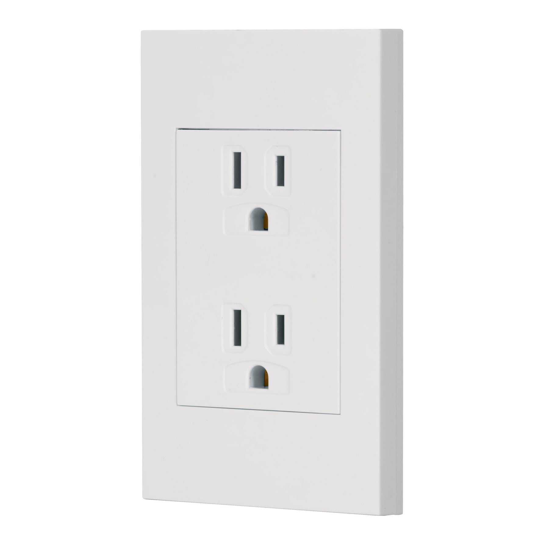 Placa Armada Contacto Doble Española Blanco