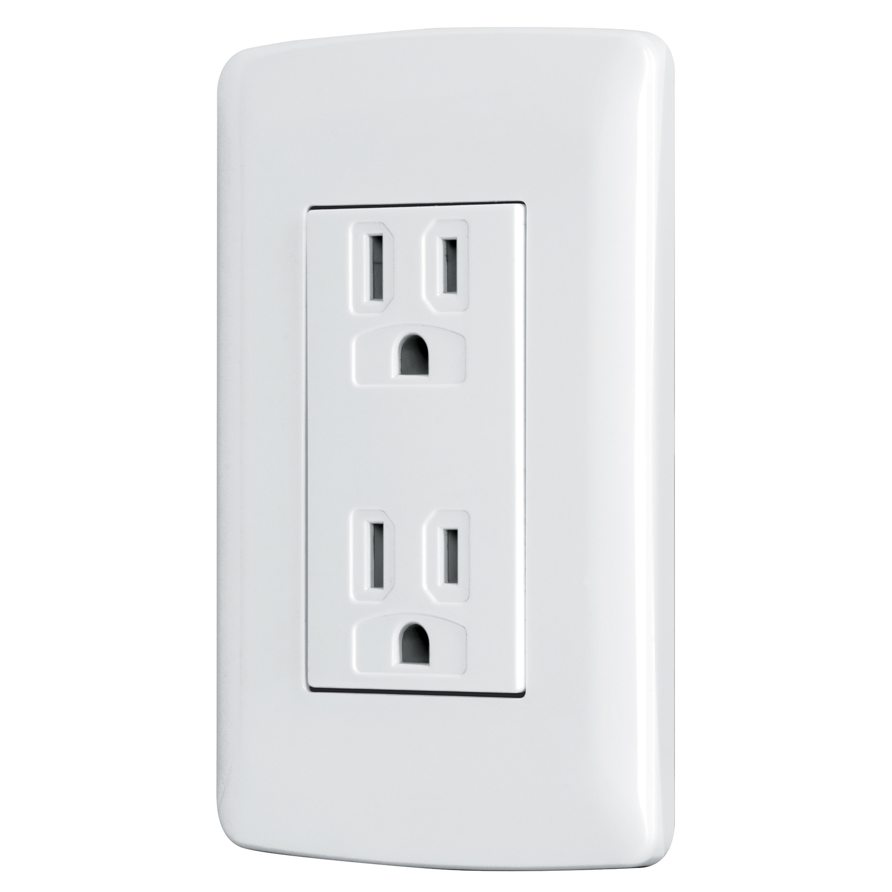 Placa Armada Contacto Doble Blanco linea Italiana