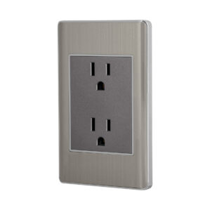 Placa Armada Doble Contacto Acero Inoxidable Lisboa