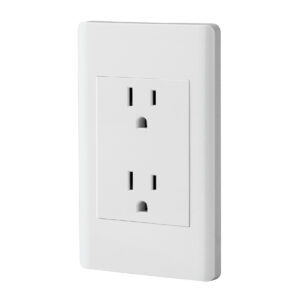 Placa Armada Doble Contacto Lisboa Blanco