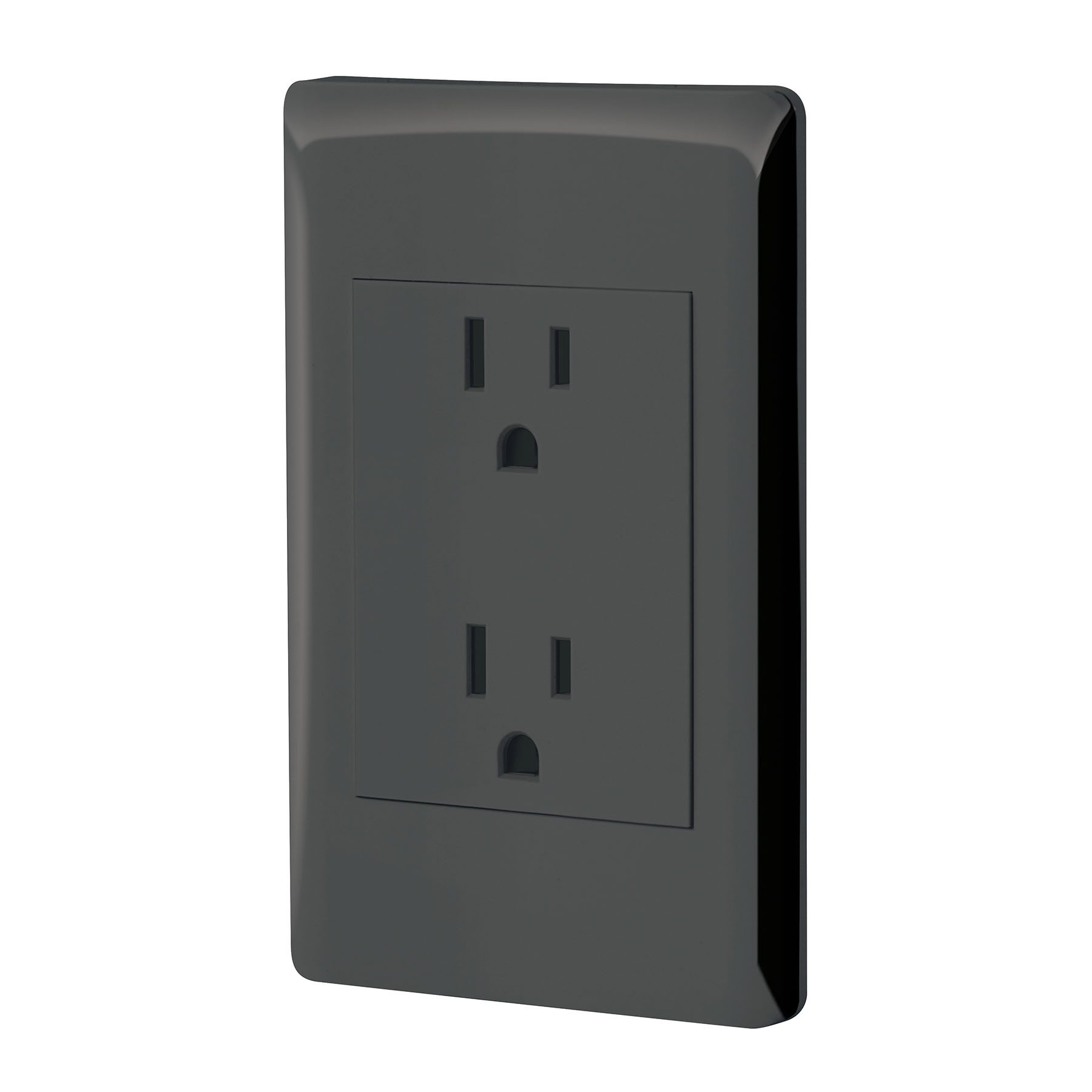 Placa Armada Doble Contacto Lisboa Negro