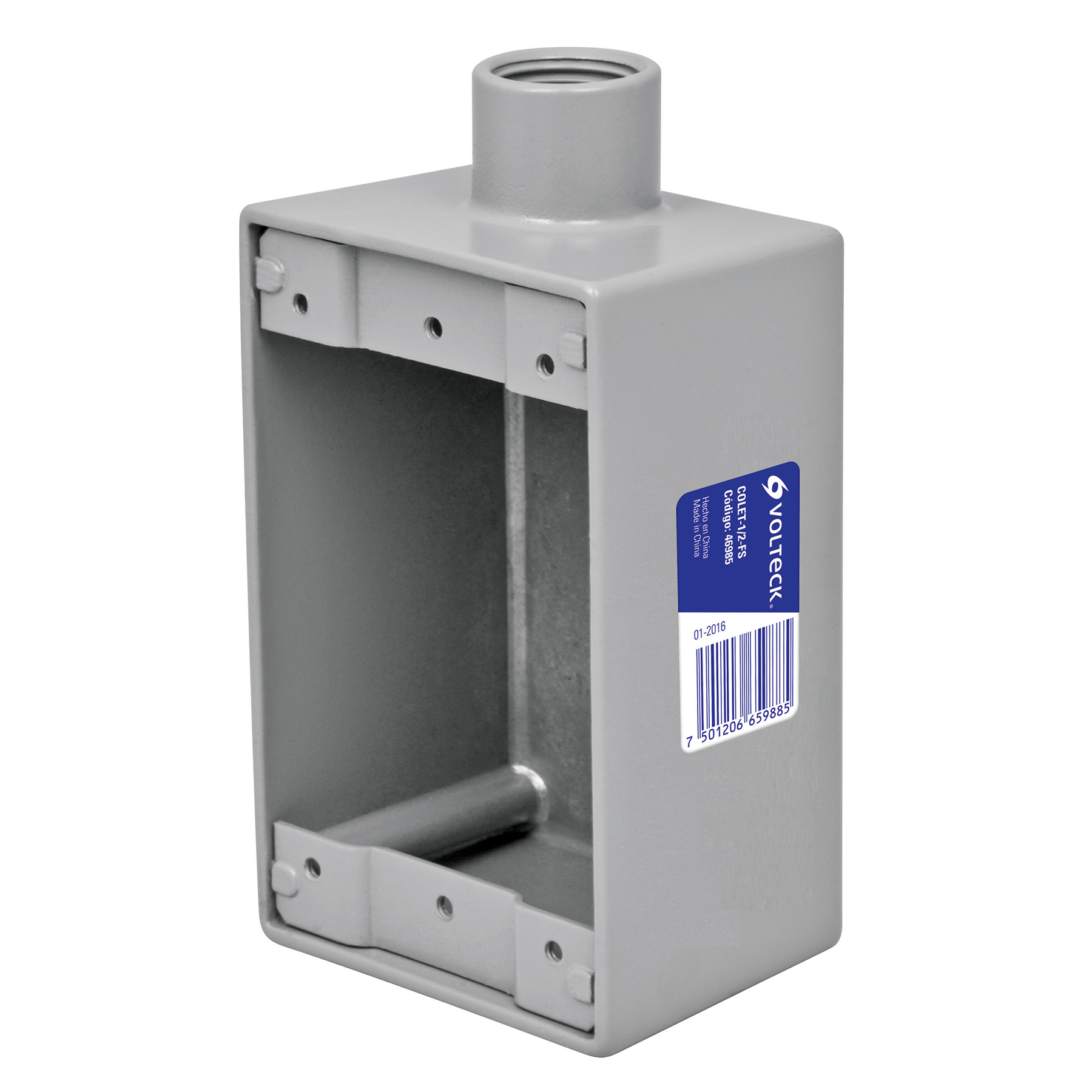 Chalupa para Placa Armada Condulet 1/2" conexion tipo FS Placa Armada Volteck