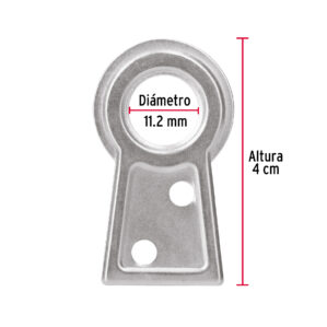 Cola de pato #3, 4 cm, bolsa 100 piezas