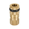Cople de laton cuerda 1/4 NPT hembra para Compresor Manguera de Aire