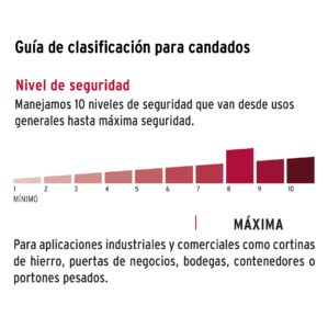 Candado antipalanca 75mm de laton llave tradicional