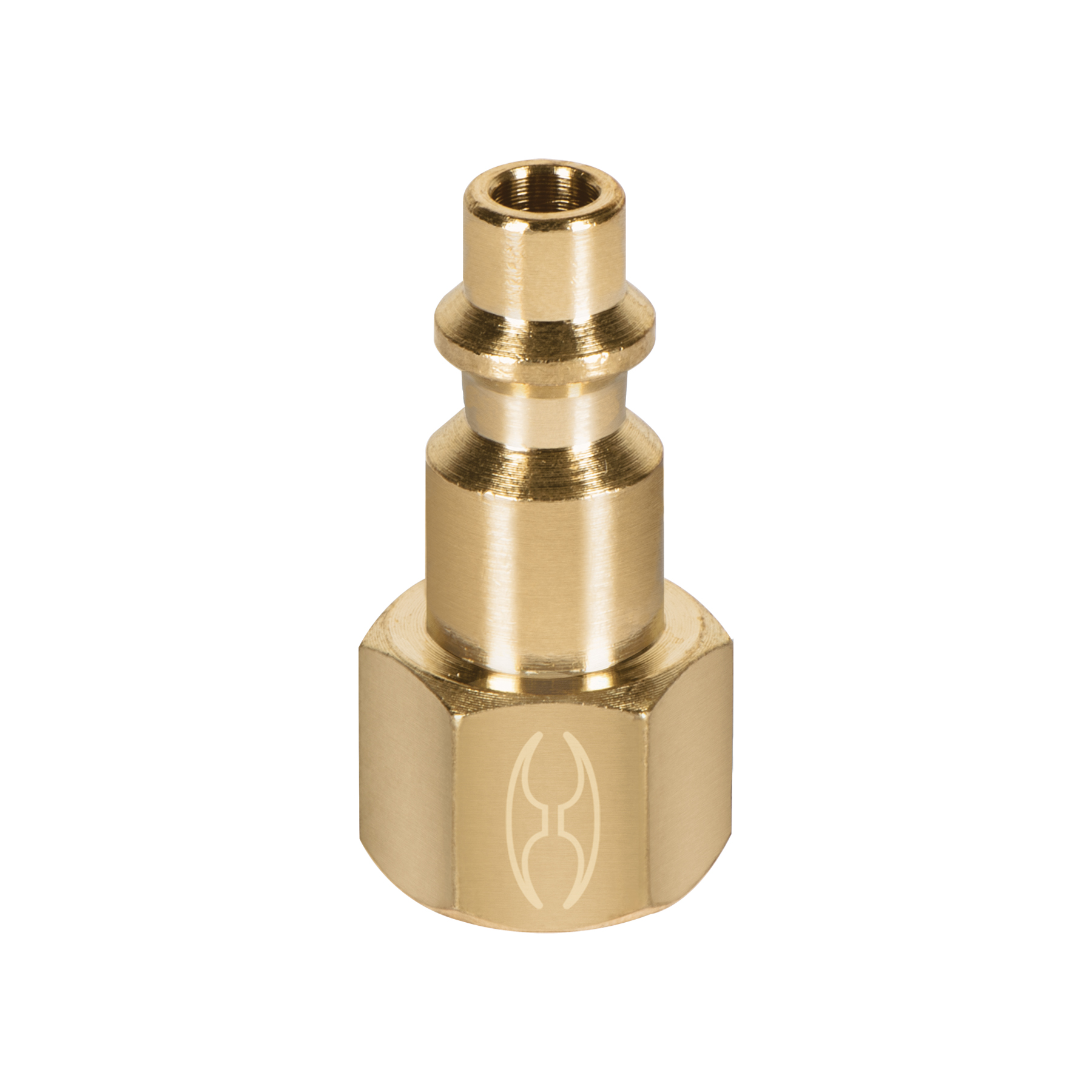 Conector rapido tipo F niquelado cuerda 1/4 NPT hembra Para Compresor Manguera de Aire