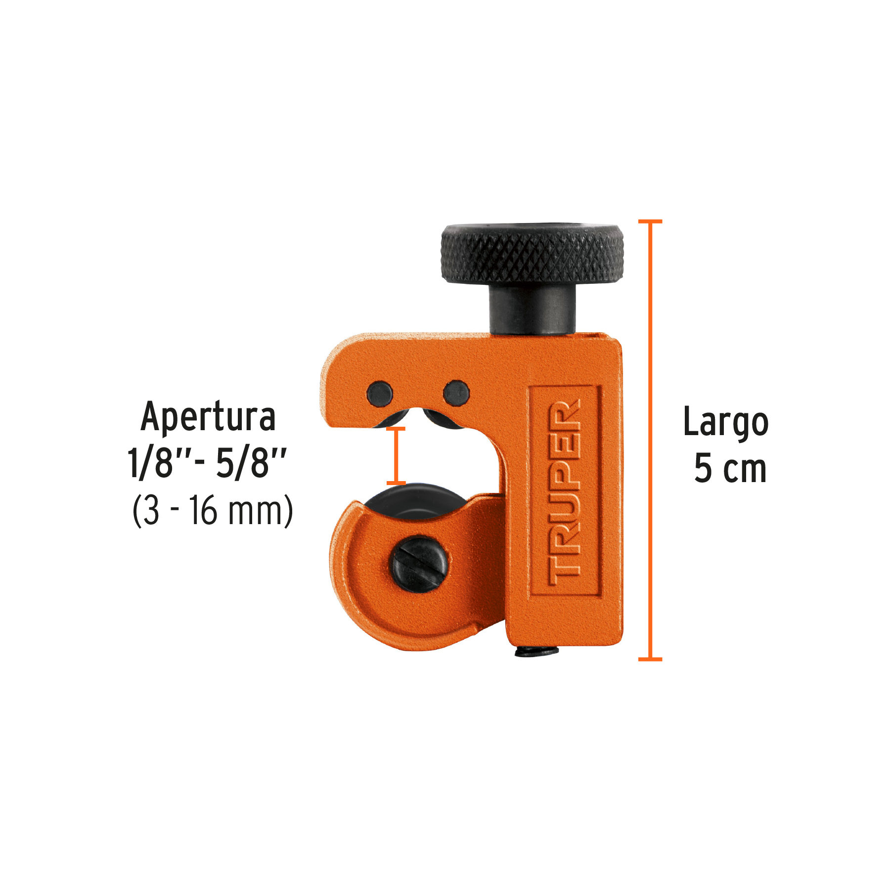 Cortador de tubo de cobre hasta 5/8" 16mm