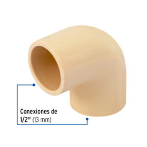 Codo 90° de CPVC 1/2"