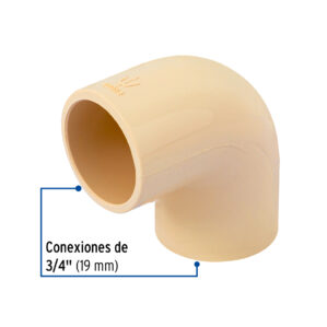 Codo 90° de CPVC 3/4"