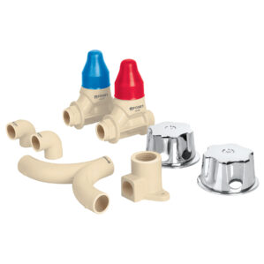 KIT CPVC para instalacion regadera con Manerales