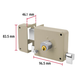 Cerradura de Sobreponer Clasica Izquierda