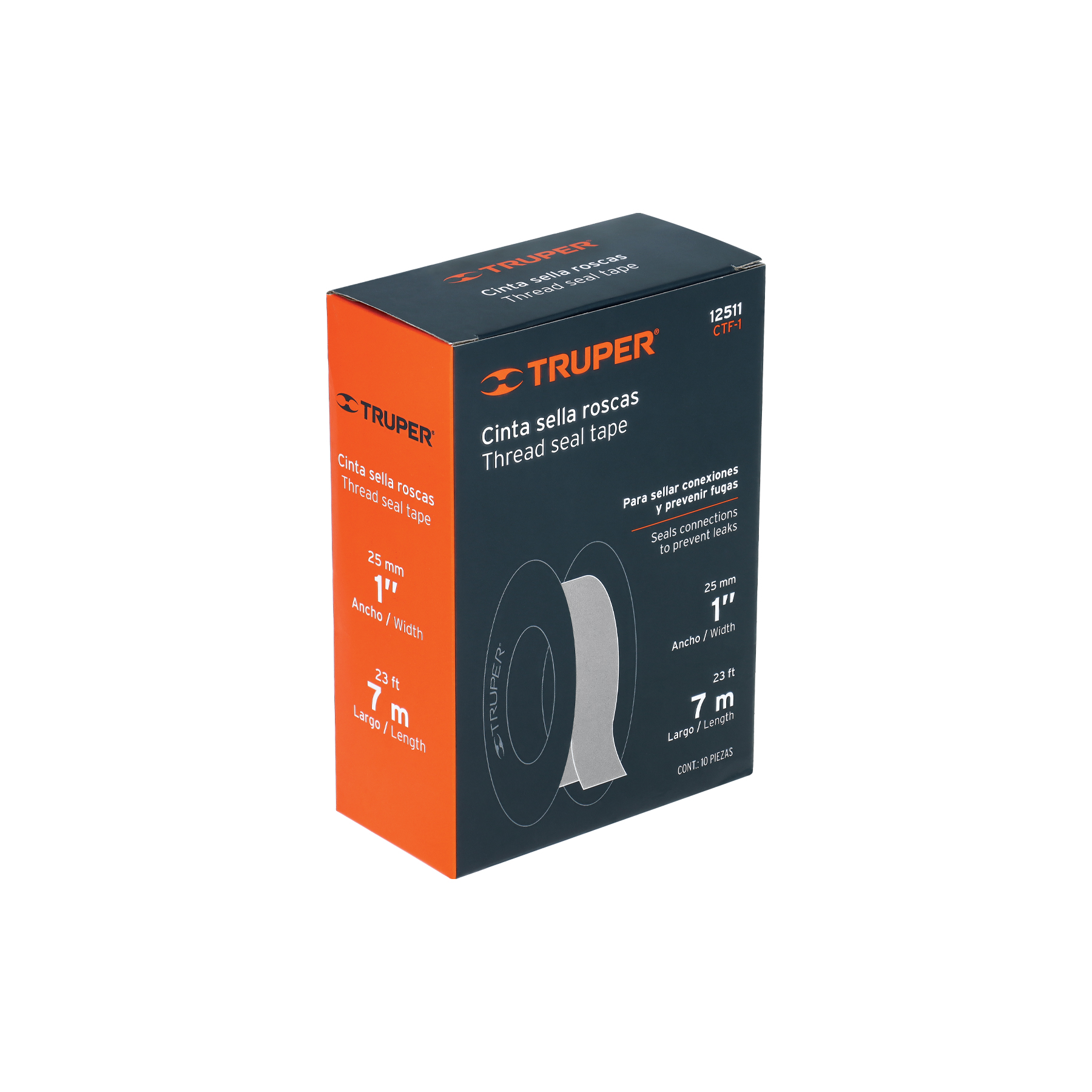 Cinta Teflon 1" Sella Roscas Uso General 7m