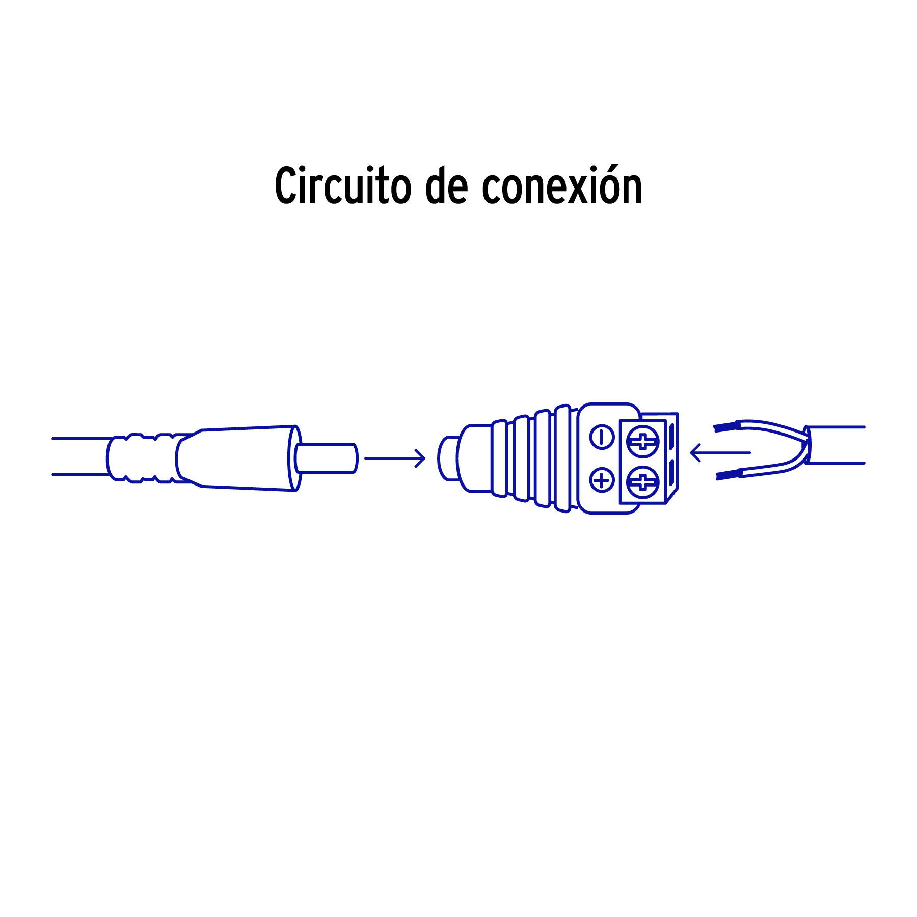 Conector de energia para CCTV tipo hembra, Volteck