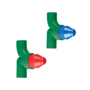 Juego de 2 llaves de empotrar PPR para regadera 1/2