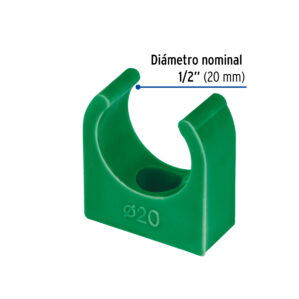 Abrazadera PPR de 1/2