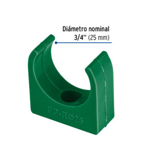 Abrazadera PPR de  3/4' tipo U Foset
