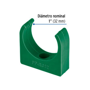Abrazadera PPR,  1', tipo U, Foset