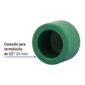Tapon de PPR 1/2" 20mm