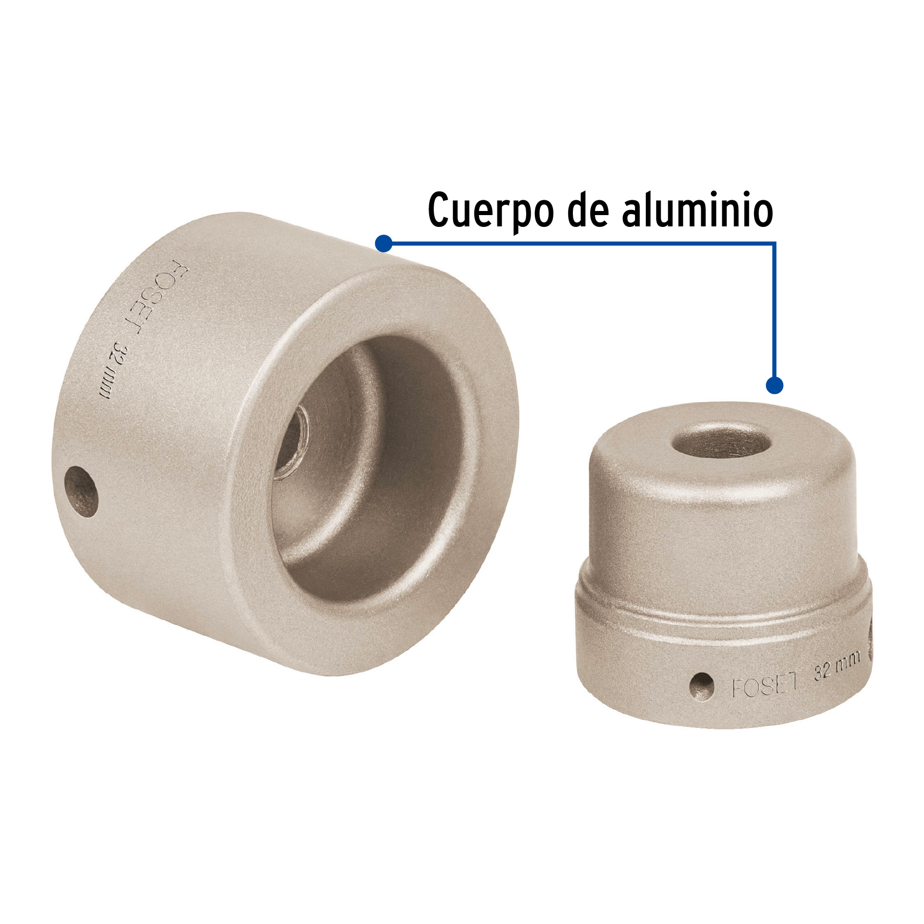 Dado para termofusora para Tubo PPR de 32mm 1"