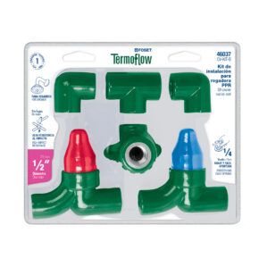 KIT conexiones llave PPR para instalacion regadera sin manerales