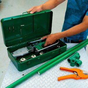 Termofusora 600W Tubo PPR dados de 20, 25 y 32mm de 1/2