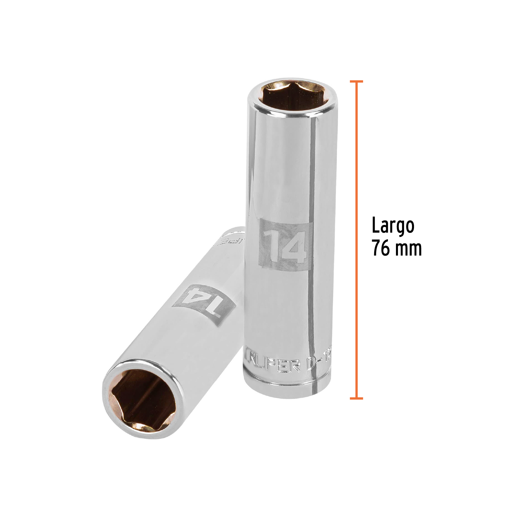 Dado de 14mm Cuadro 1/2"